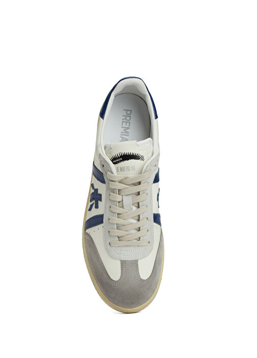 Istrice Bonnie Beyaz Erkek Deri Sneaker - Görsel 5