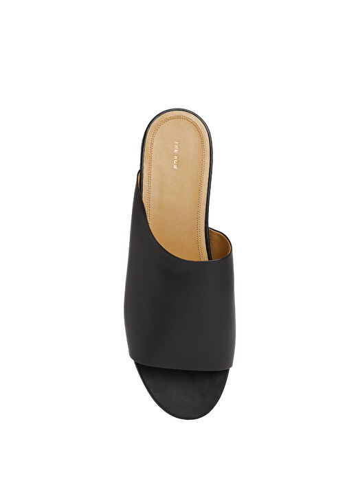 Signum Siyah Kadın Deri Terlik - Görsel 5