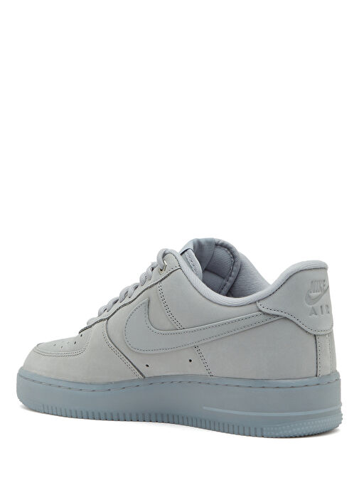 Air Force 1 '07 Gri Erkek Deri Sneaker - Görsel 4