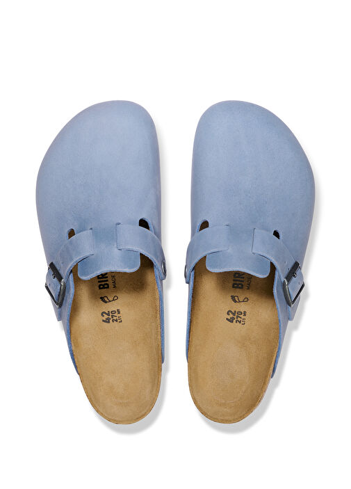 Boston Leoi Mavi Erkek Deri Terlik - Görsel 4