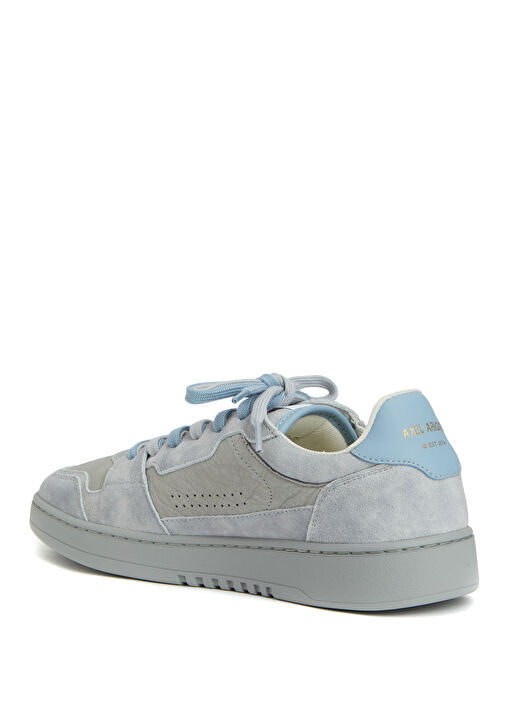 Dice Lo Gri Mavi Erkek Süet Sneaker - Görsel 4