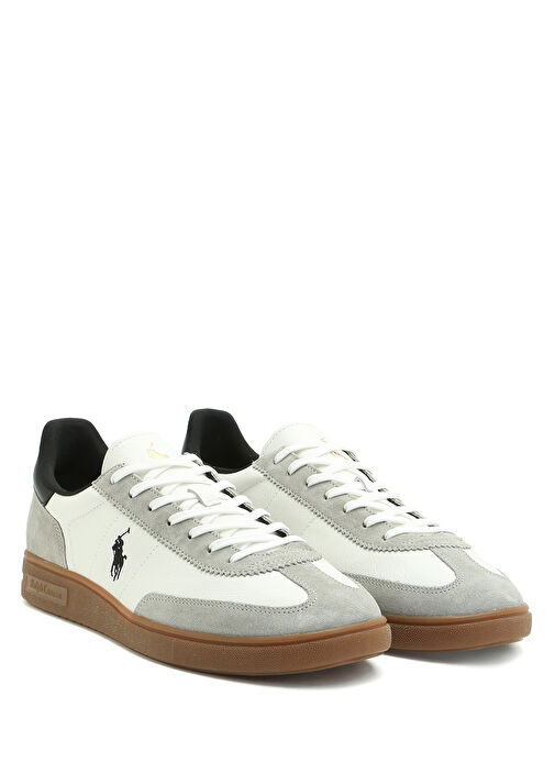 Bedford Beyaz Gri Erkek Deri Sneaker - Görsel 3