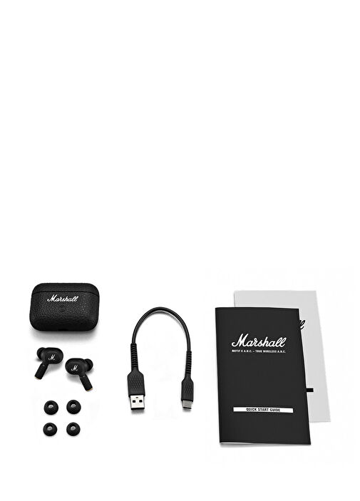 Marshall - Motif II A.N.C Siyah Kulakiçi Bluetooth Kulaklık - Siyah