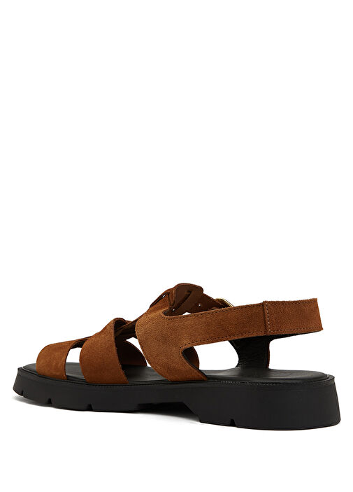 Taba Erkek Deri Sandalet - Görsel 4