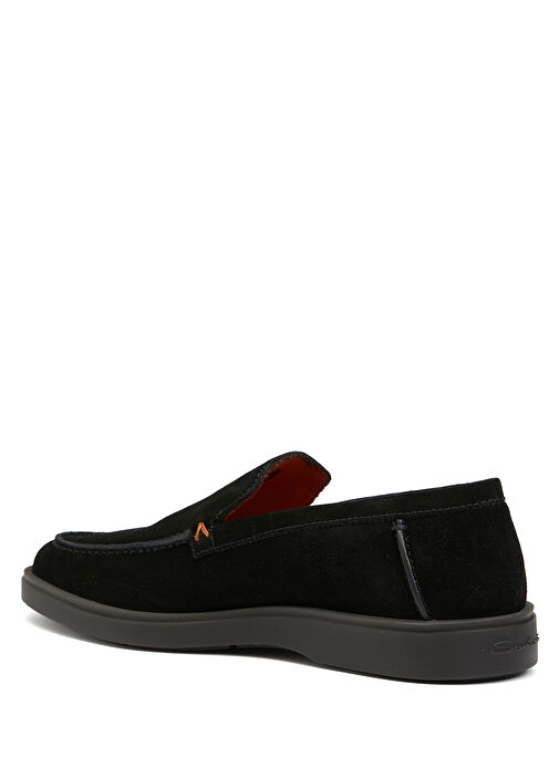 Siyah Erkek Süet Loafer - Görsel 4