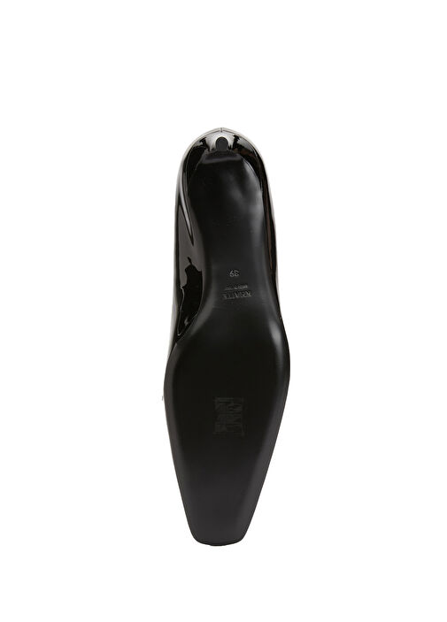 Celia Siyah Deri Topuklu Ayakkabı - Görsel 6