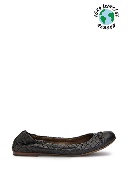 Beymen Reborn Siyah Beymen Reborn Bottega Veneta Kadın Babet