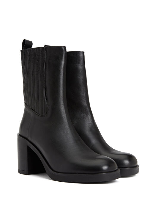 Divarese Divarese Siyah Kadın Deri Bot Beymen'de! Siyah - 3. görsel