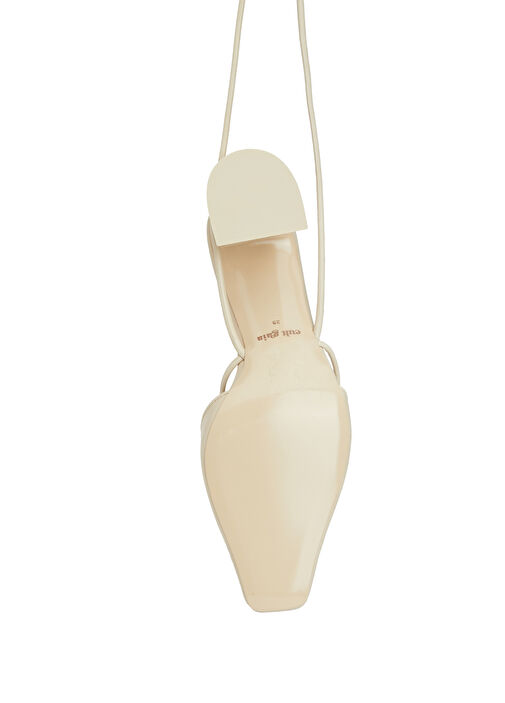 Ingrid Krem Kadın Deri Sandalet - Görsel 6