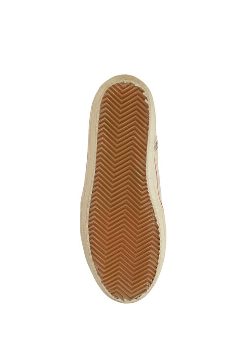 Francy Krem Kadın Bilek Boy Sneaker - Görsel 6