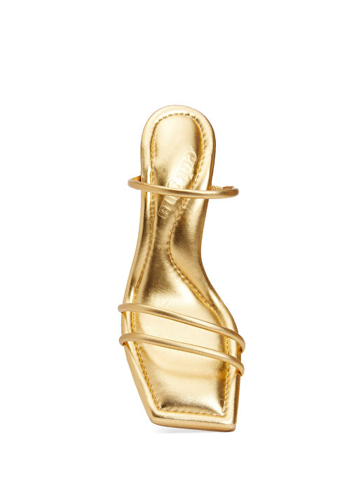 Seraphina Gold Kadın Deri Sandalet - Görsel 4