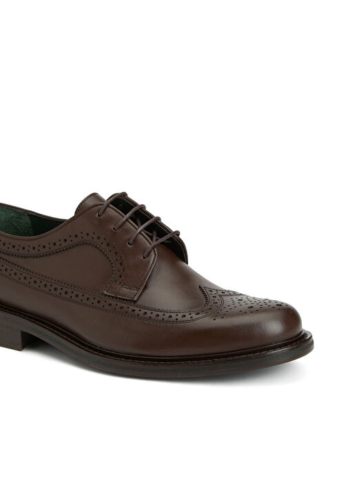 Kahverengi Icons Erkek Deri Ayakkabı - Görsel 7