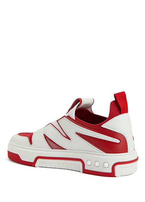 Astroflash Kırmızı Beyaz Erkek Deri Sneaker - Görsel 4