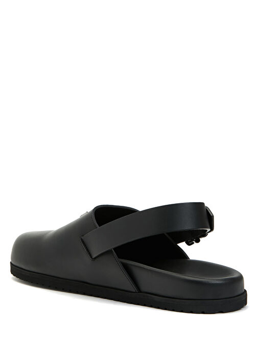 Siyah Erkek Deri Terlik - Görsel 4