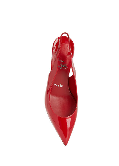 Hot Chick Kırmızı Rugan Deri Topuklu Ayakkabı - Görsel 5