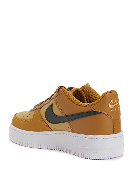 Nike Air Force 1 Gold Çocuk Deri Sneaker - Görsel 4