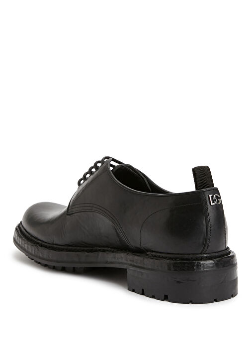 Siyah Erkek Deri Ayakkabı - Görsel 4