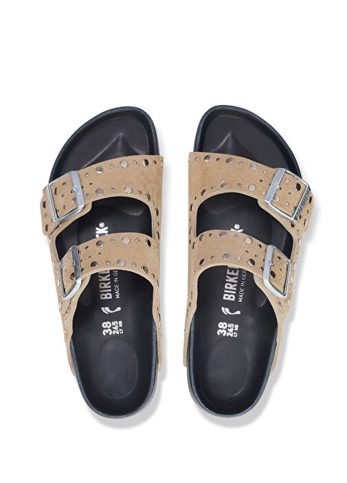 Arizona Bej Kadın Süet Terlik - Görsel 4