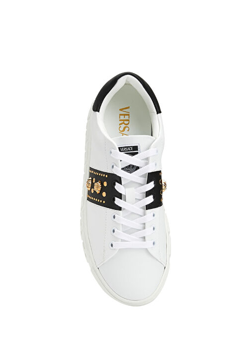 Beyaz Siyah Kadın Sneaker - Görsel 5