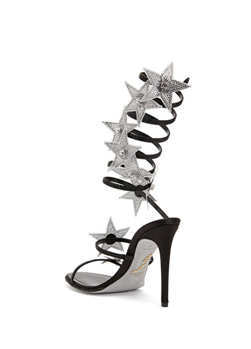 Siyah Kadın Sandalet - Görsel 4