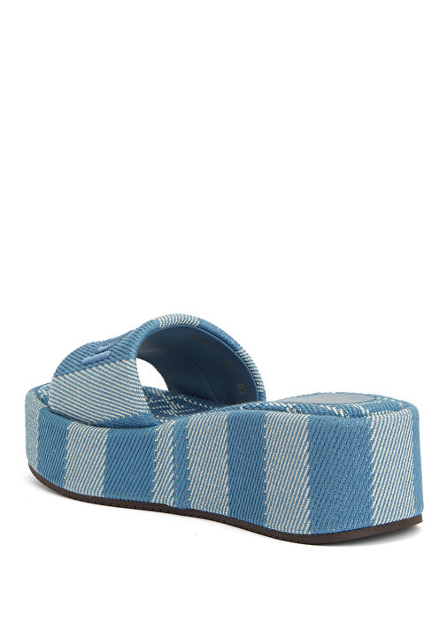 Sunshine Mavi Kadın Denim Terlik - Görsel 4