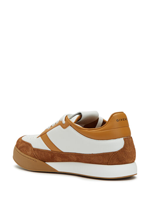 Yard Beyaz Taba Erkek Deri Sneaker - Görsel 4