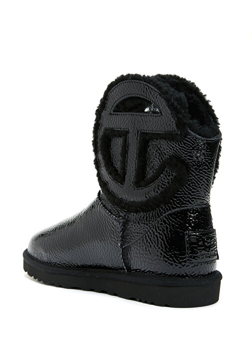 X Telfar Logo Mini Crinkle Kadın Deri Bot - Görsel 4