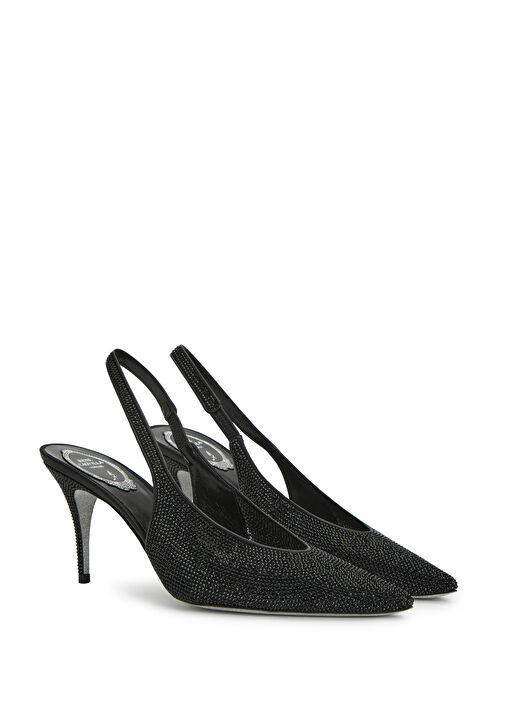 Siyah Topuklu Ayakkabı - Görsel 3