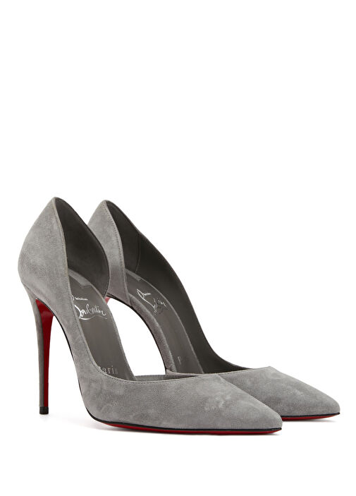 Christian Louboutin - Iriza Süet Stiletto - Gri