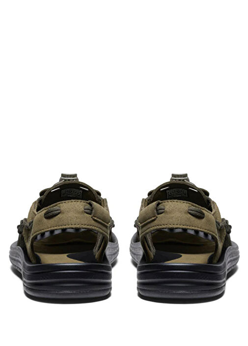 Uneek Siyah Yeşil Erkek Sandalet - Görsel 6