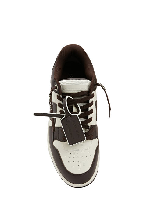 Out Of Office Kahve Beyaz Erkek Deri Sneaker - Görsel 5