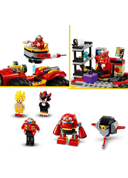 Lego Sonic the Hedgehog Super Sonic Egg Drillster Building