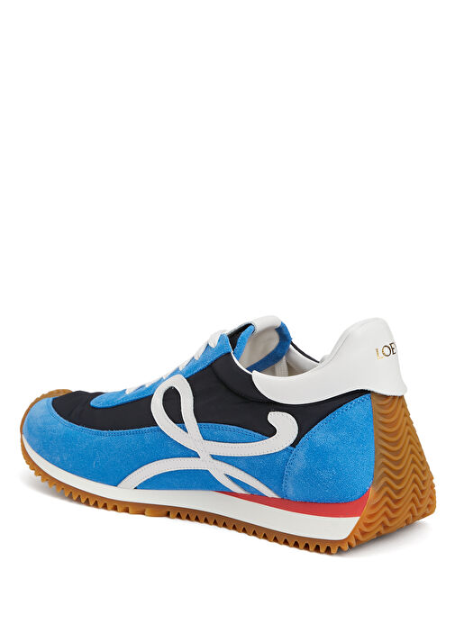 Flow Mavi Erkek Süet Sneaker - Görsel 4