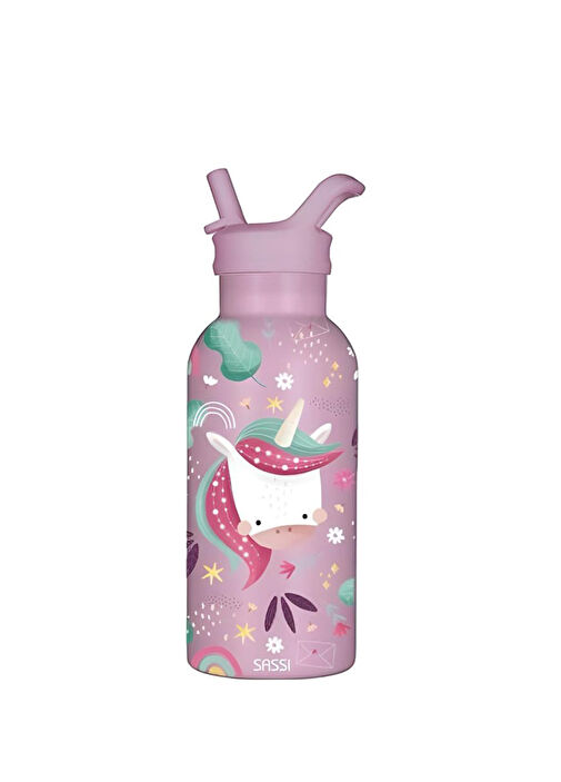Sassi Junior Cute Unicorn Steel Children's Thermos Drinker Flask