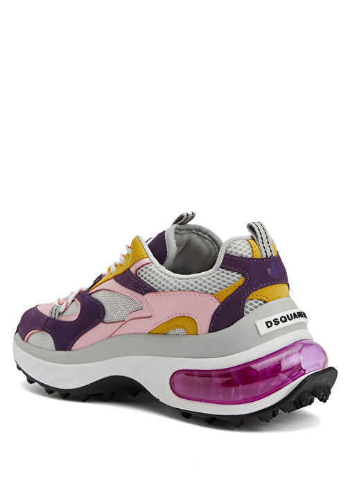 Dean & Dan Çok Renkli Kadın Deri Sneaker - Görsel 4