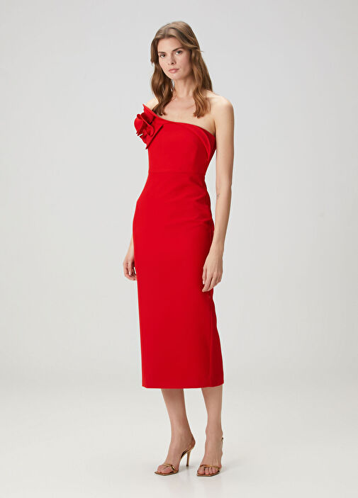 strapless open back dress Simple A Line Short Red Prom Dress, Red Satin Graduation Dress, Red Ho –  Shiny Party