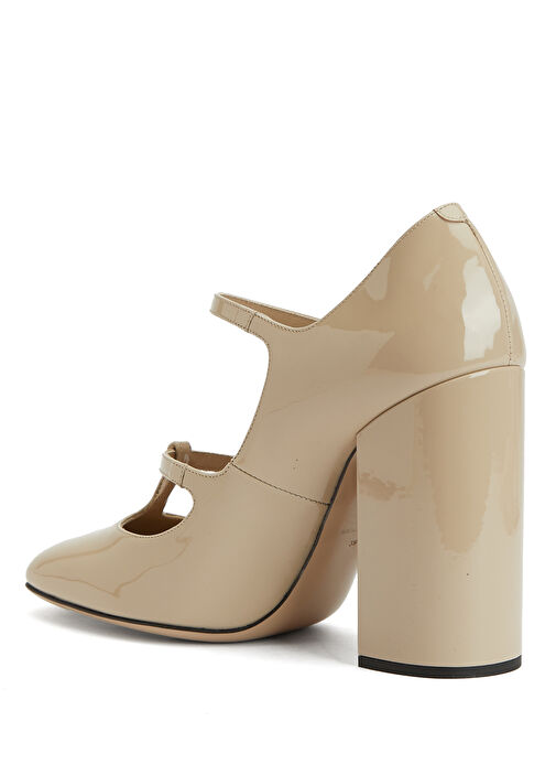 Kum Deri Topuklu Ayakkabı - Görsel 4