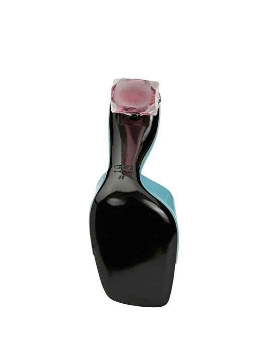 Mavi Kadın Deri Terlik - Görsel 6