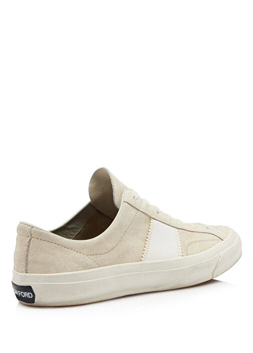 Tom Ford Tom Ford Beyaz Cambridge Krem Erkek Deri Sneaker Beymen'de! Beyaz - 4. görsel