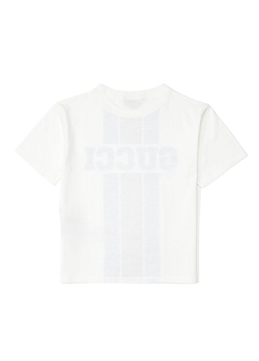 Gucci - Lacivert Logo Baskılı Erkek Çocuk T-shirt - Lacivert