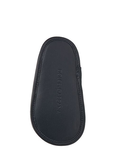 Koyu Mavi Kız Çocuk Deri Sandalet - Görsel 6