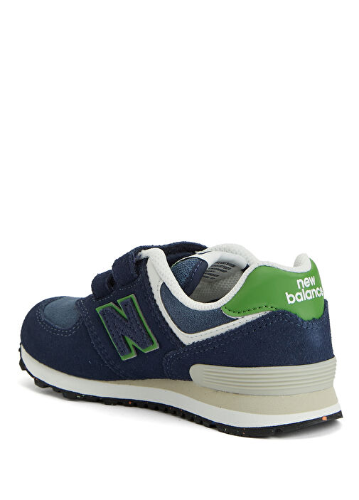 574 Lacivert Çocuk Deri Sneaker - Görsel 4