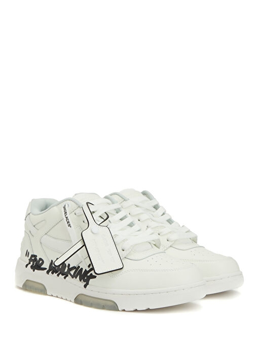 Out Of Office Beyaz Erkek Deri Sneaker - Görsel 3