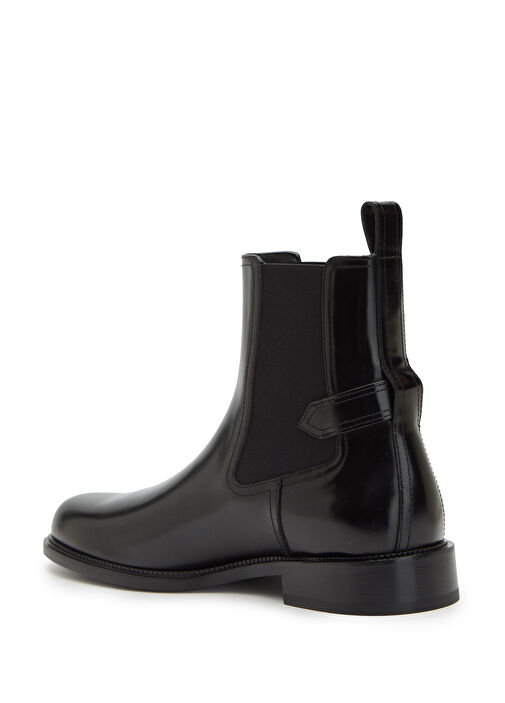 Siyah Erkek Deri Bot - Görsel 4