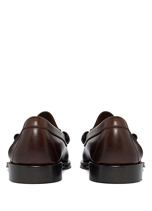 Kahverengi Erkek Deri Loafer - Görsel 5