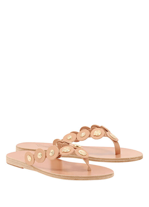 Naturel Kadın Deri Terlik - Görsel 4