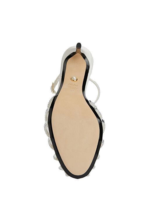 Penelope Beyaz Kadın İpek Sandalet - Görsel 6