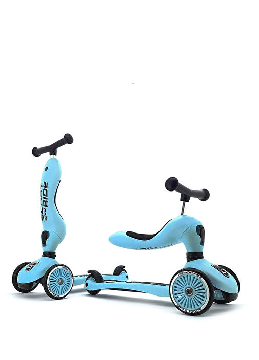 Scoot And Ride - Highwaykick 1 2'si 1 Arada Oturaklı 3 Tekerlekli