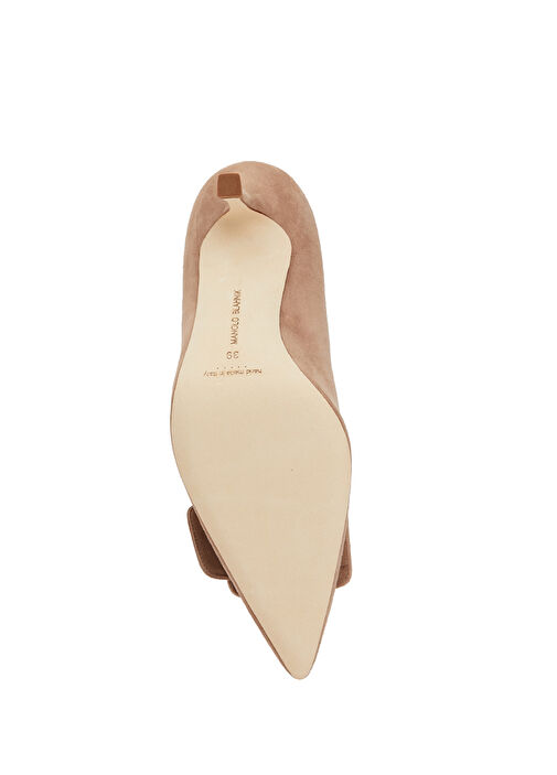 Maysale Vizon Süet Topuklu Ayakkabı - Görsel 6