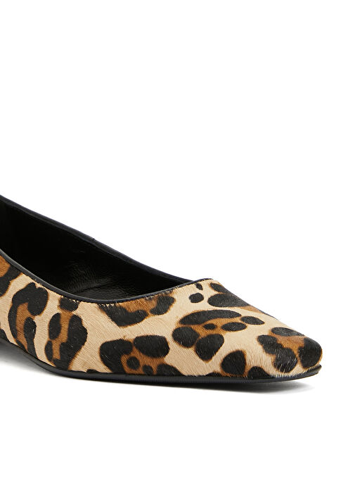 Network Network Bej Zebra Desenli Kadın Deri Bot Beymen'de! Bej - 7. görsel